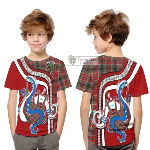 Anderson of Arbrake Tartan Kid T-Shirt with Epic Bagpipe Style