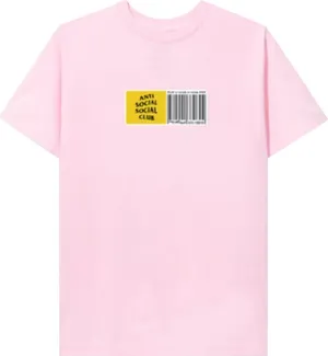 Anti Social Social Club Baguette Tee (Japan Exclusive) 'Pink', pink