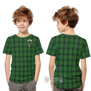 Arthur Highland Tartan Kid T-Shirt with Family Crest