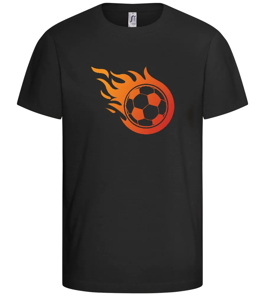 Ball on Fire Design - Comfort kids fitted t-shirt