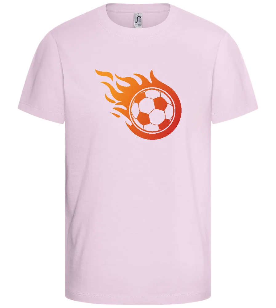 Ball on Fire Design - Comfort kids fitted t-shirt