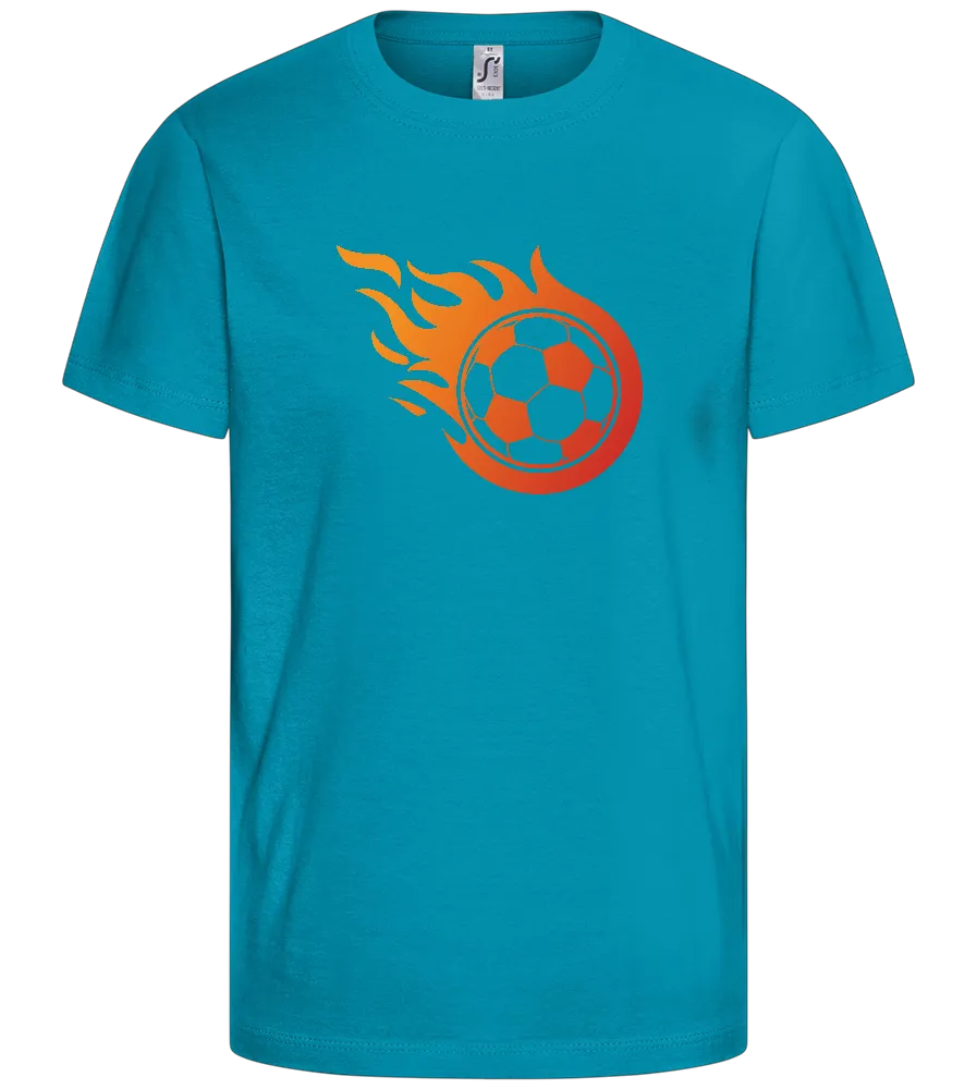 Ball on Fire Design - Comfort kids fitted t-shirt