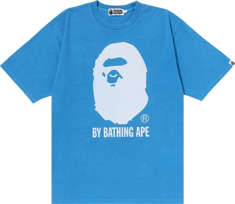 BAPE Overdye By Bathing Ape Relaxed Tee 'Blue', blue