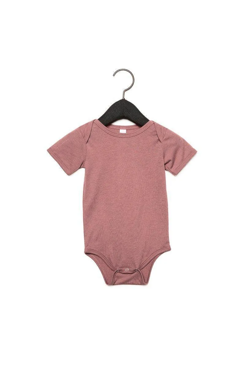 Bella   Canvas 134B: Infant Triblend Short Sleeve One-Piece