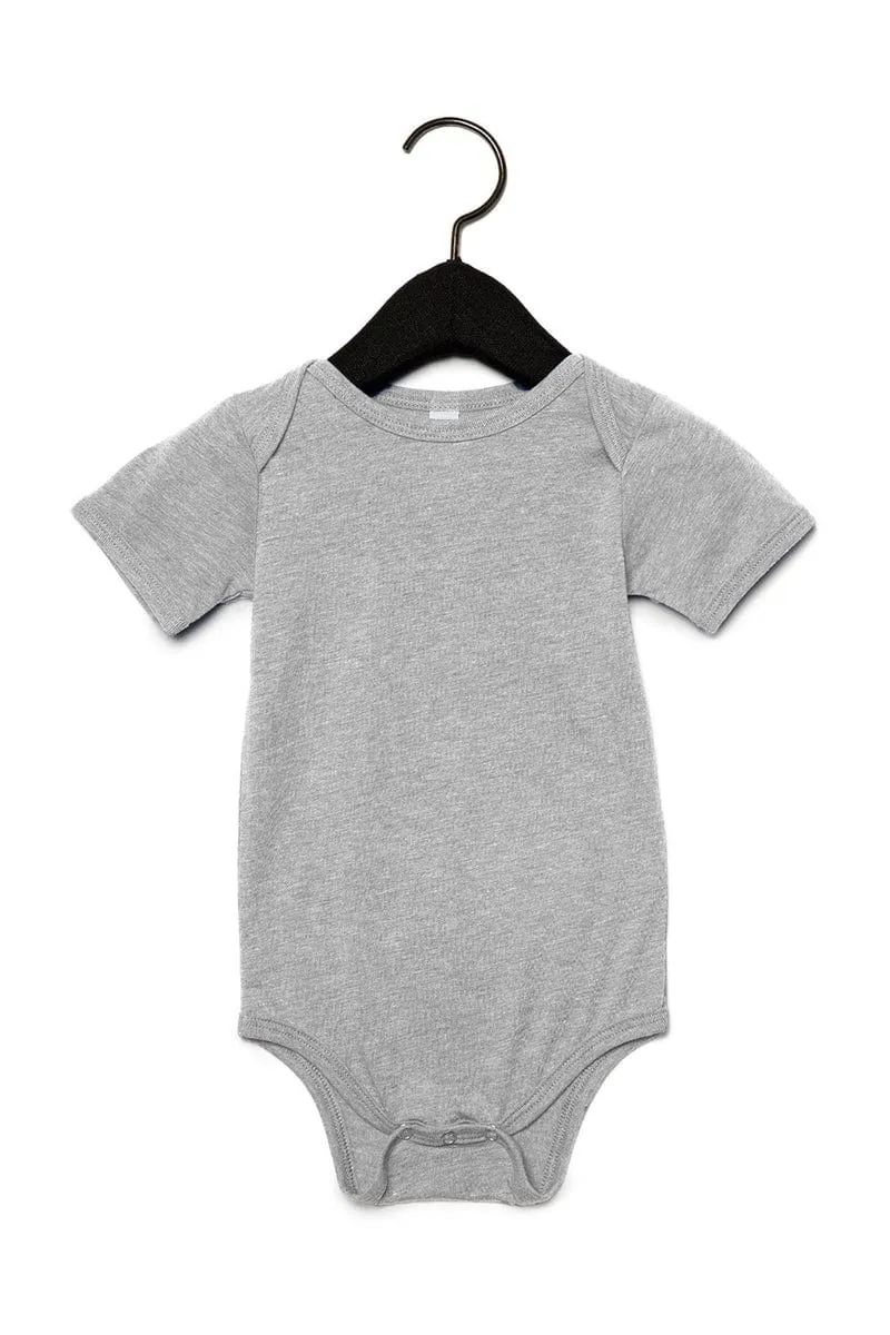 Bella   Canvas 134B: Infant Triblend Short Sleeve One-Piece