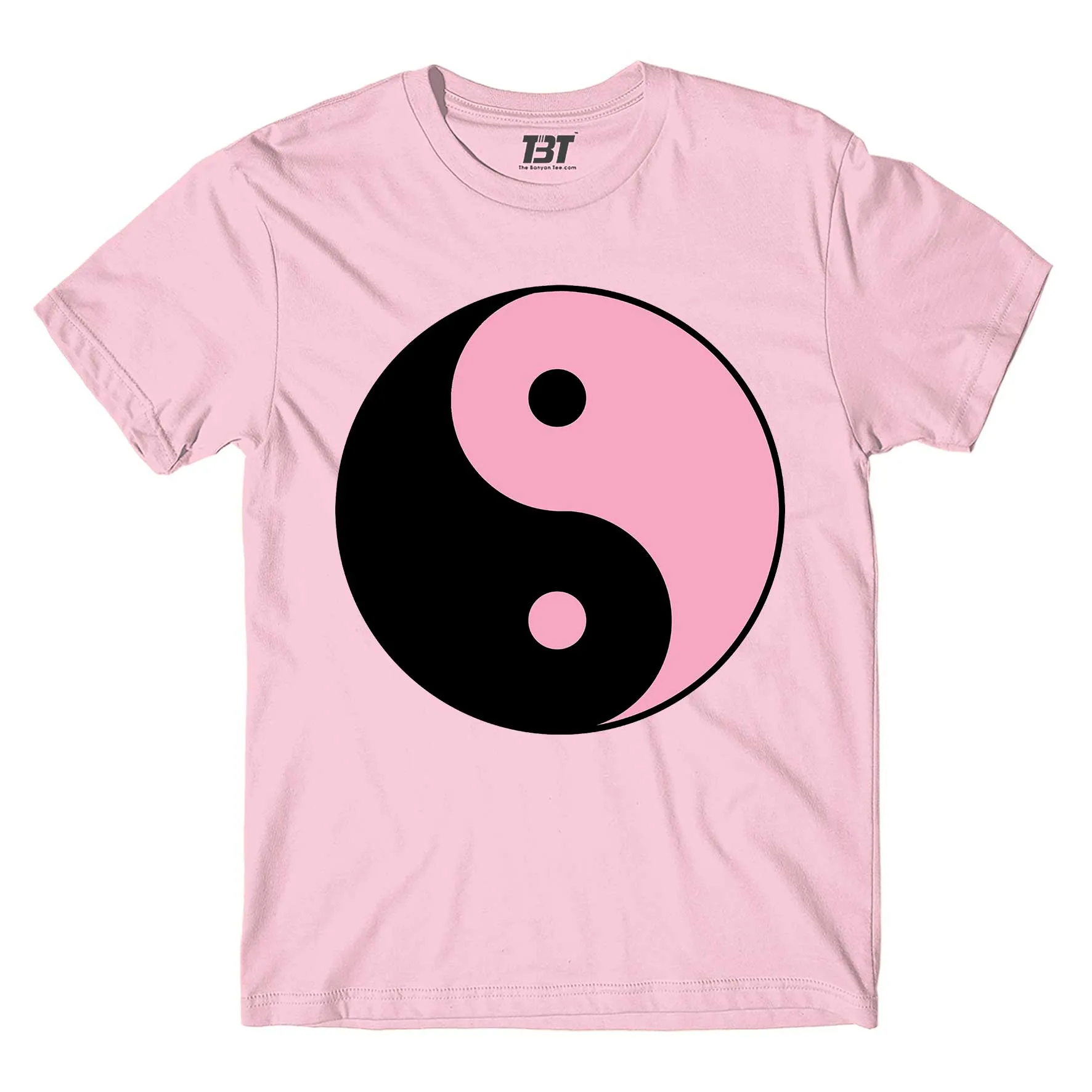 Black Pink T shirt - Yin Yang