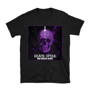 Black Spell - Purple Skull Album Cover T-Shirt - Black