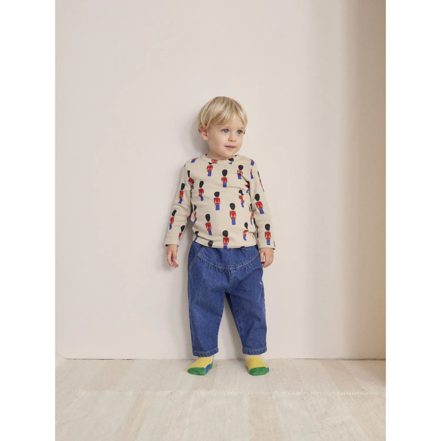 Bobo Choses Offwhite Little Tin Soldiers All Over Tight Blouse