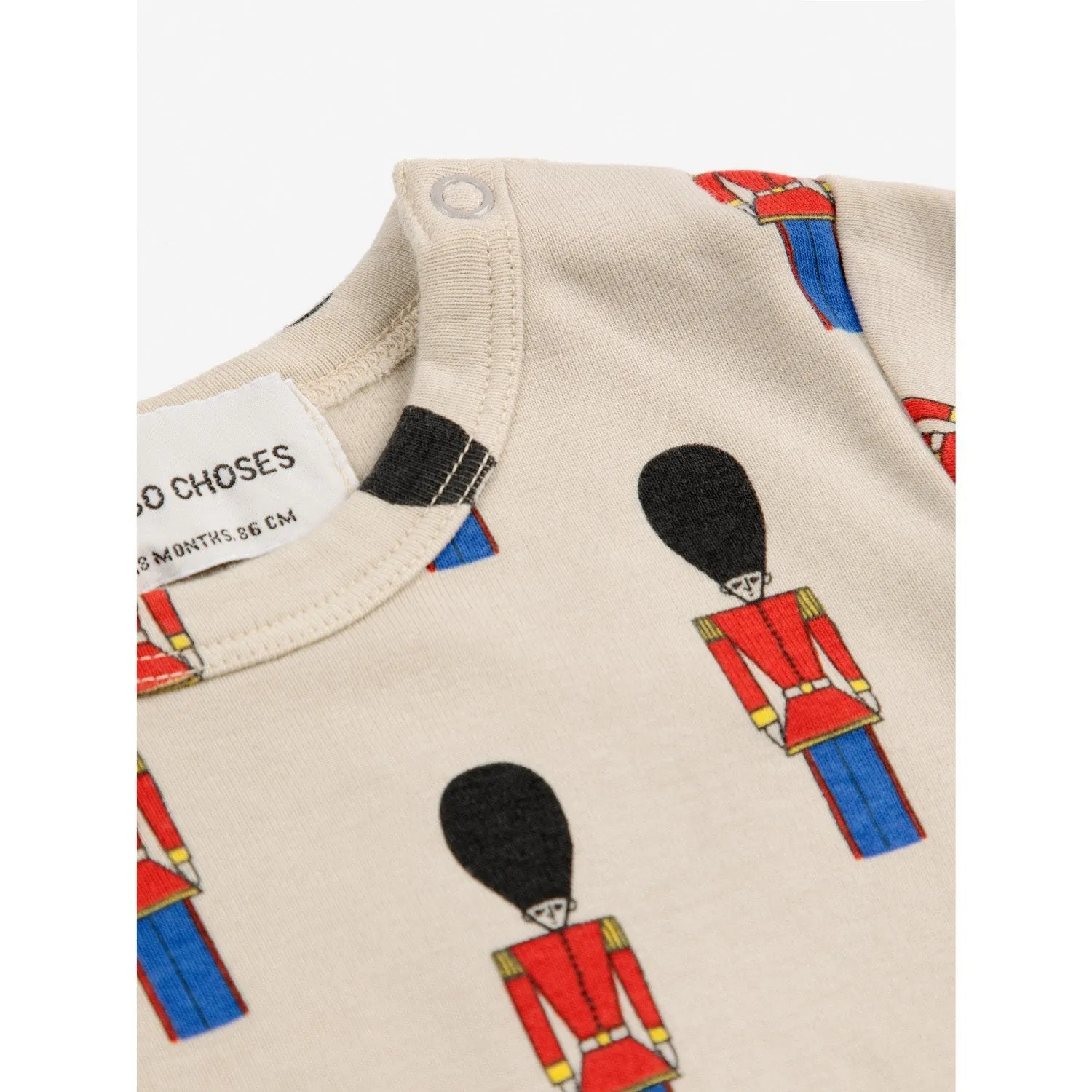 Bobo Choses Offwhite Little Tin Soldiers All Over Tight Blouse