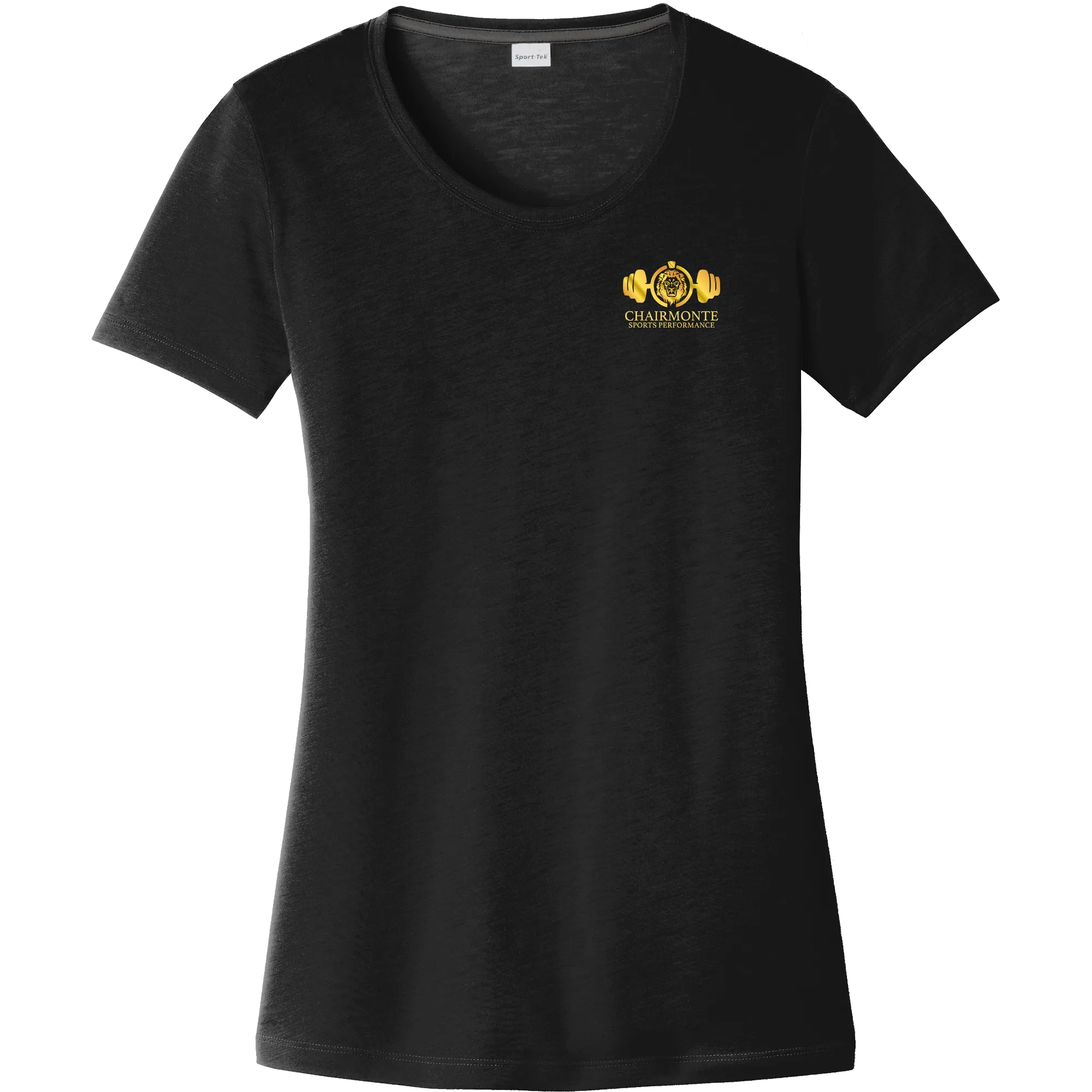 Chairmonte Ladies PosiCharge Competitor Cotton Touch Scoop Neck Tee