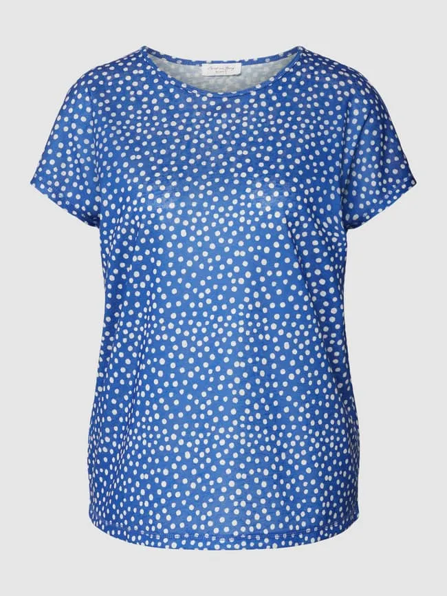 Christian Berg Allover T-Shirt, Blue