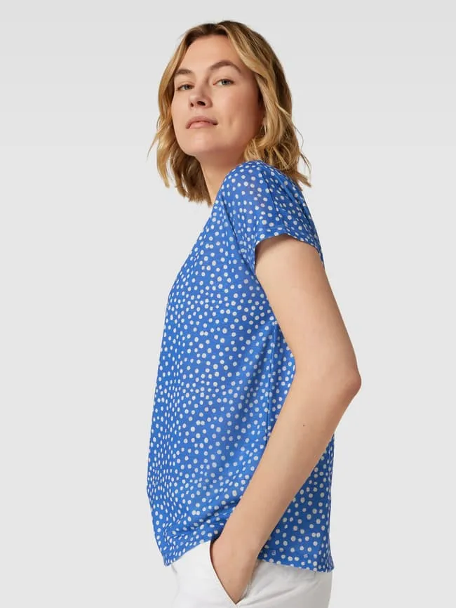 Christian Berg Allover T-Shirt, Blue