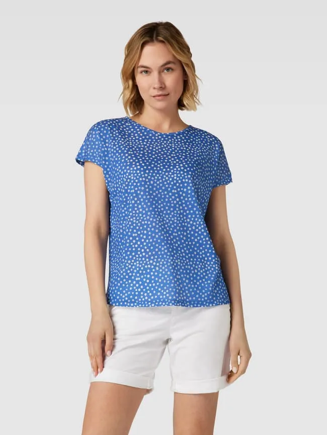 Christian Berg Allover T-Shirt, Blue