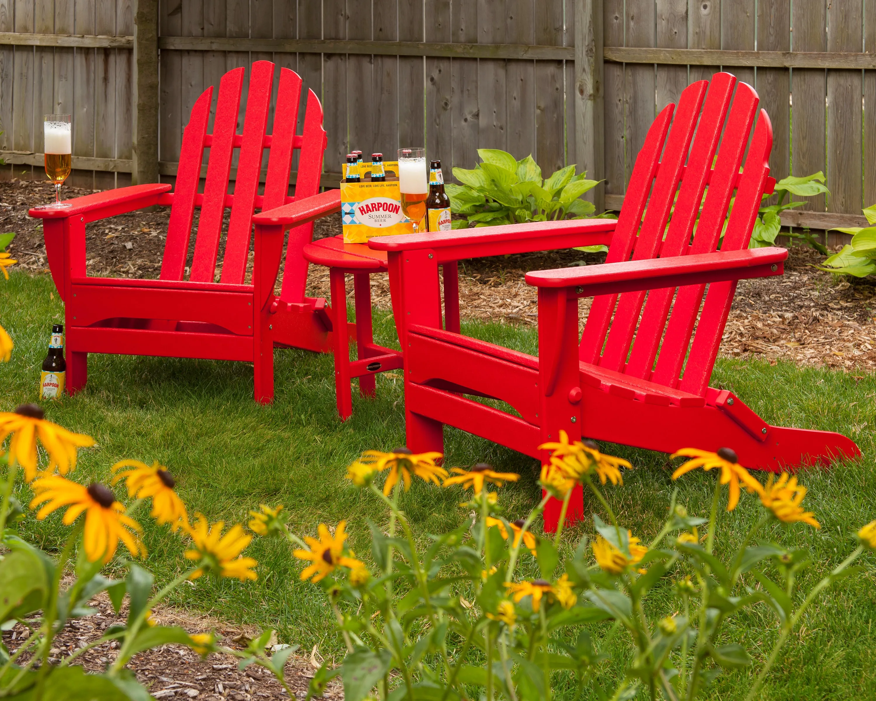 Classic Folding Adirondack 3-Piece Set