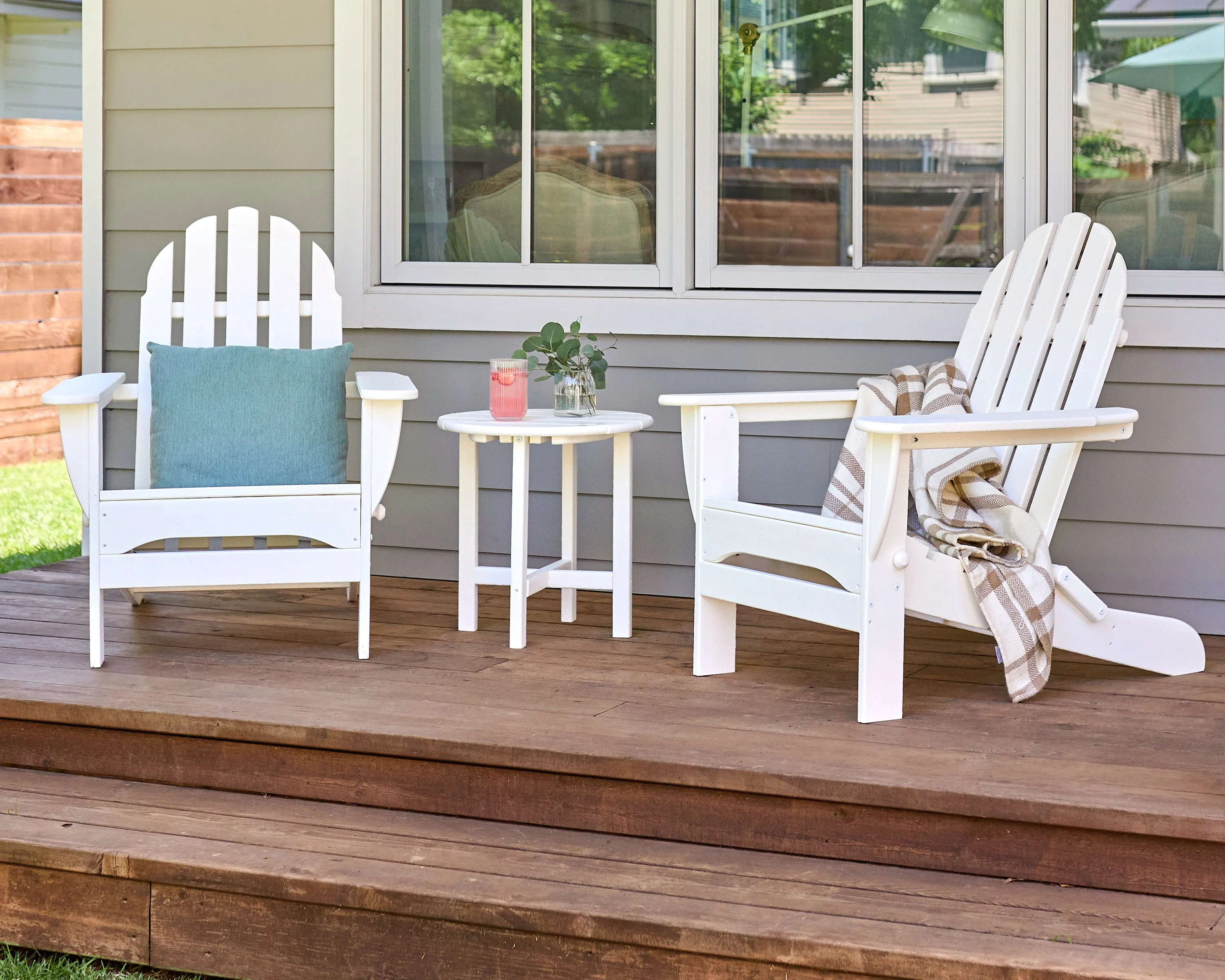 Classic Folding Adirondack 3-Piece Set