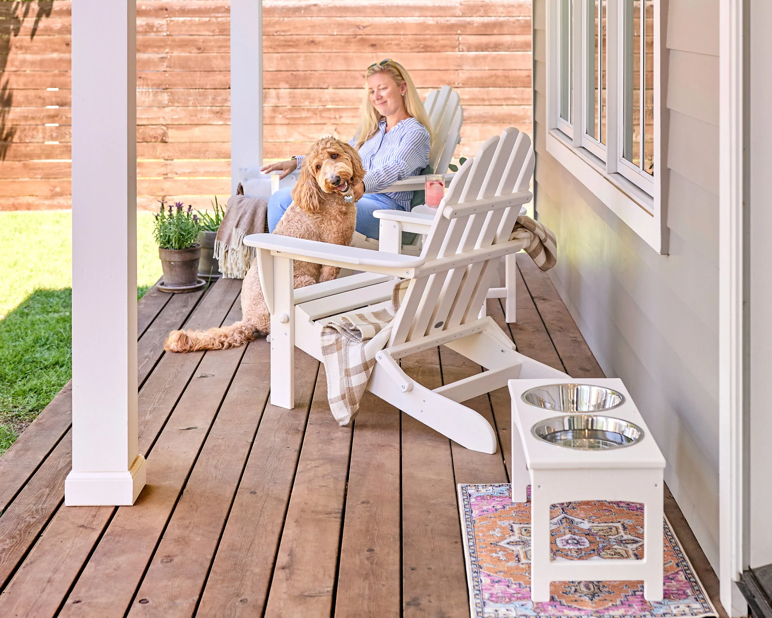 Classic Folding Adirondack 3-Piece Set