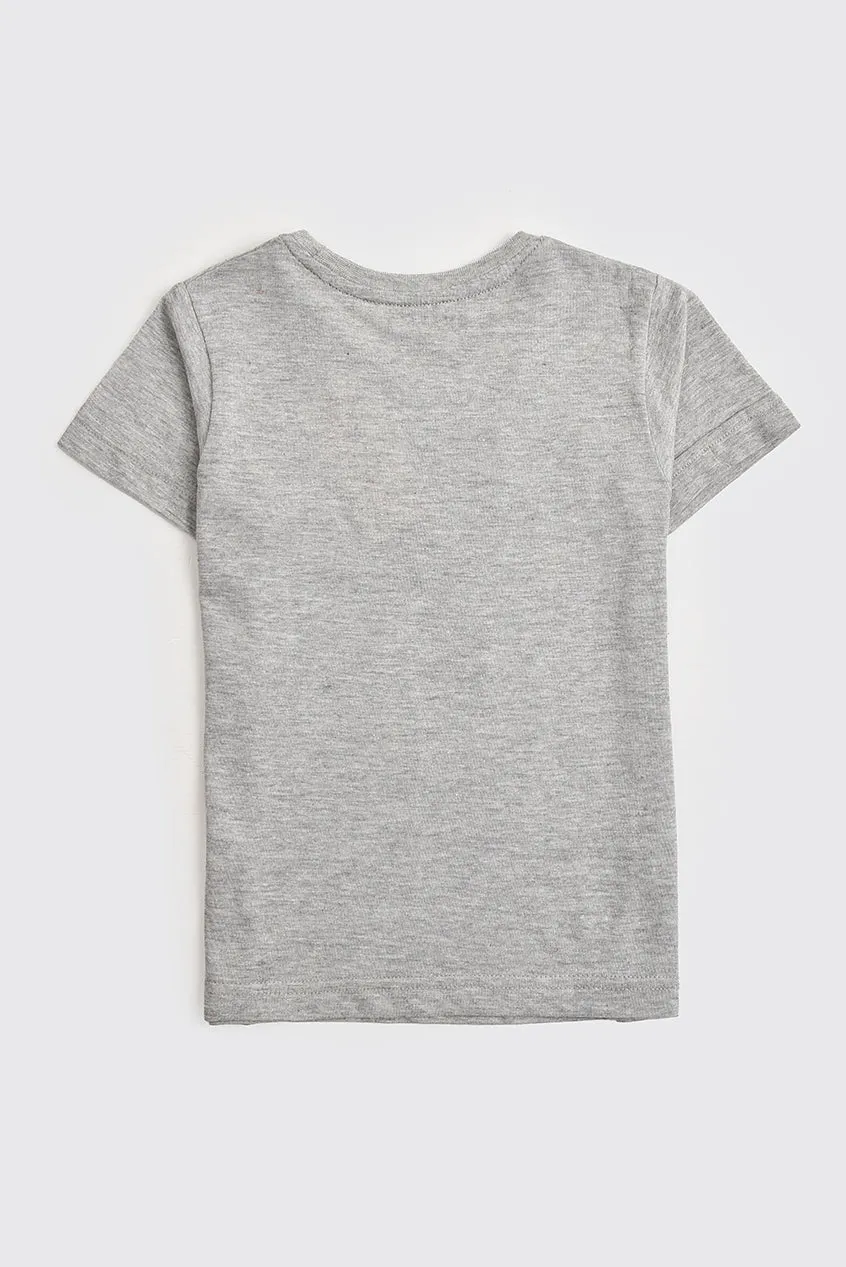 Classic Grey Cotton Tee