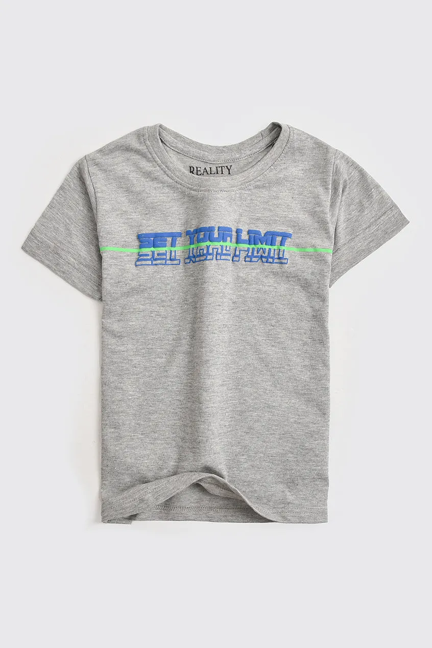 Classic Grey Cotton Tee