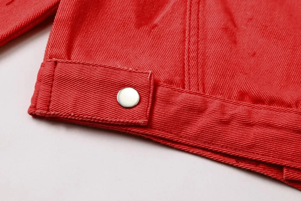 Cromoncent Classic Denim Jacket for Boys Girls