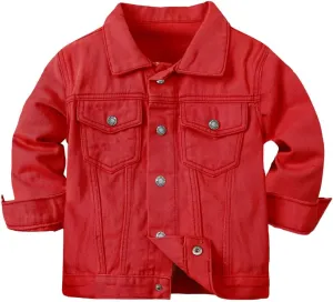 Cromoncent Classic Denim Jacket for Boys Girls