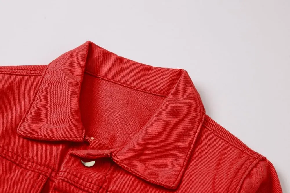 Cromoncent Classic Denim Jacket for Boys Girls