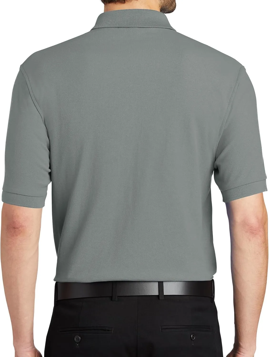 Custom Embroidered Text Polo Shirts for Men Personalized Embroidery Add Your Text Polo Shirt