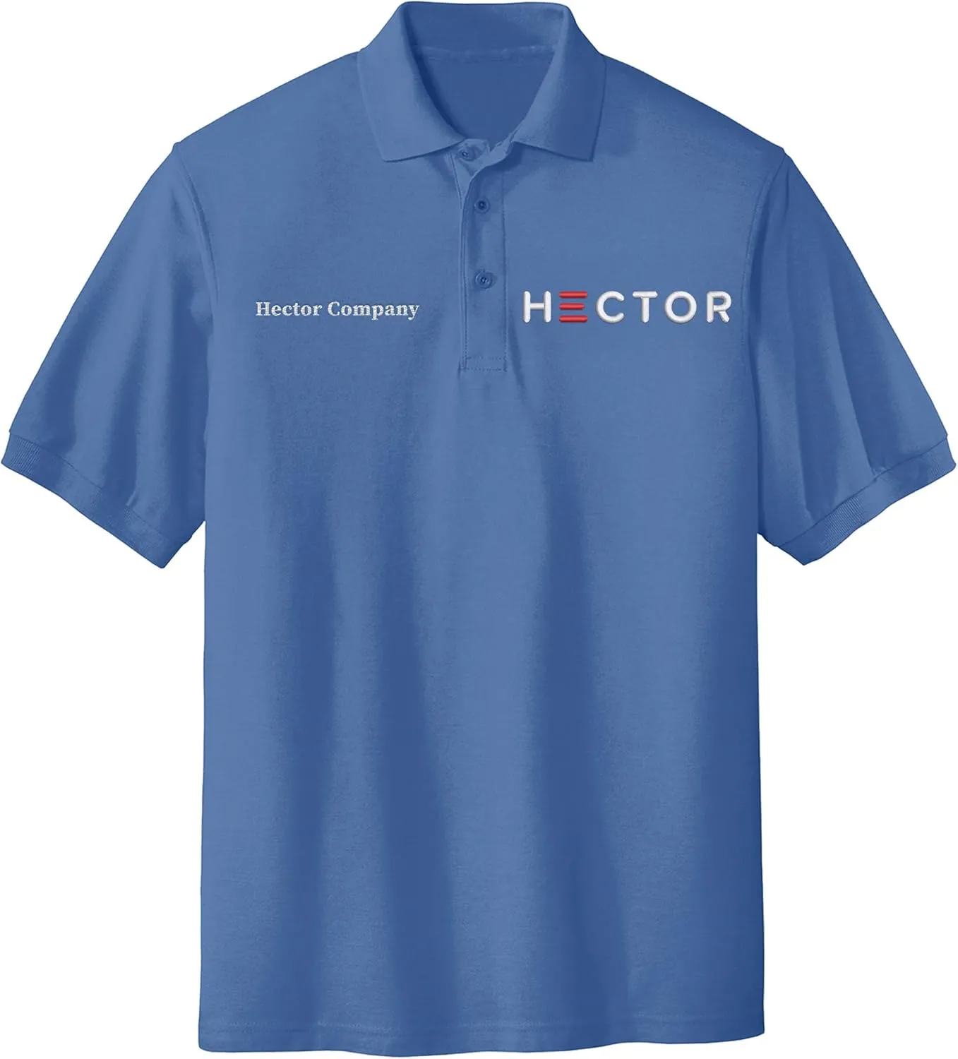 Custom Embroidered Text Polo Shirts for Men Personalized Embroidery Add Your Text Polo Shirt