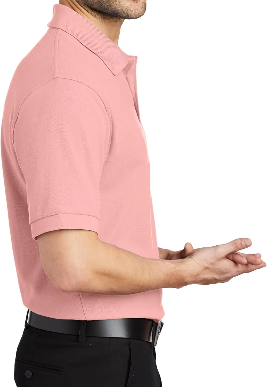 Custom Embroidered Text Polo Shirts for Men Personalized Embroidery Add Your Text Polo Shirt