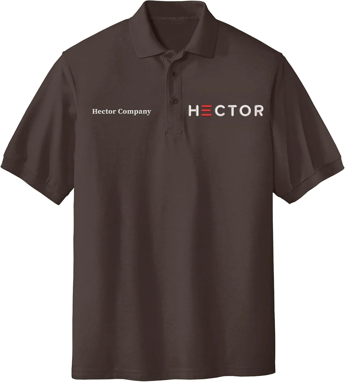 Custom Embroidered Text Polo Shirts for Men Personalized Embroidery Add Your Text Polo Shirt