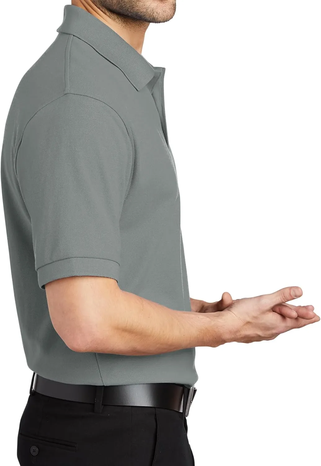 Custom Embroidered Text Polo Shirts for Men Personalized Embroidery Add Your Text Polo Shirt