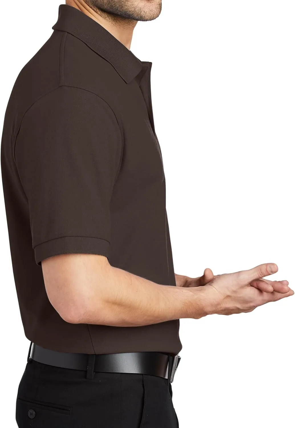 Custom Embroidered Text Polo Shirts for Men Personalized Embroidery Add Your Text Polo Shirt