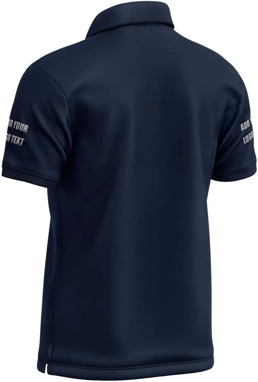 Custom Shirts for Men Personalized Polo Shirt Embroidered Print Design Your Own Text Logo Name T-Shirts