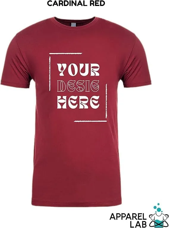 Custom T Shirts for Men/Women Personalized T-Shirt with Front Back Image/Text Customization. Perfect Custom Shirt