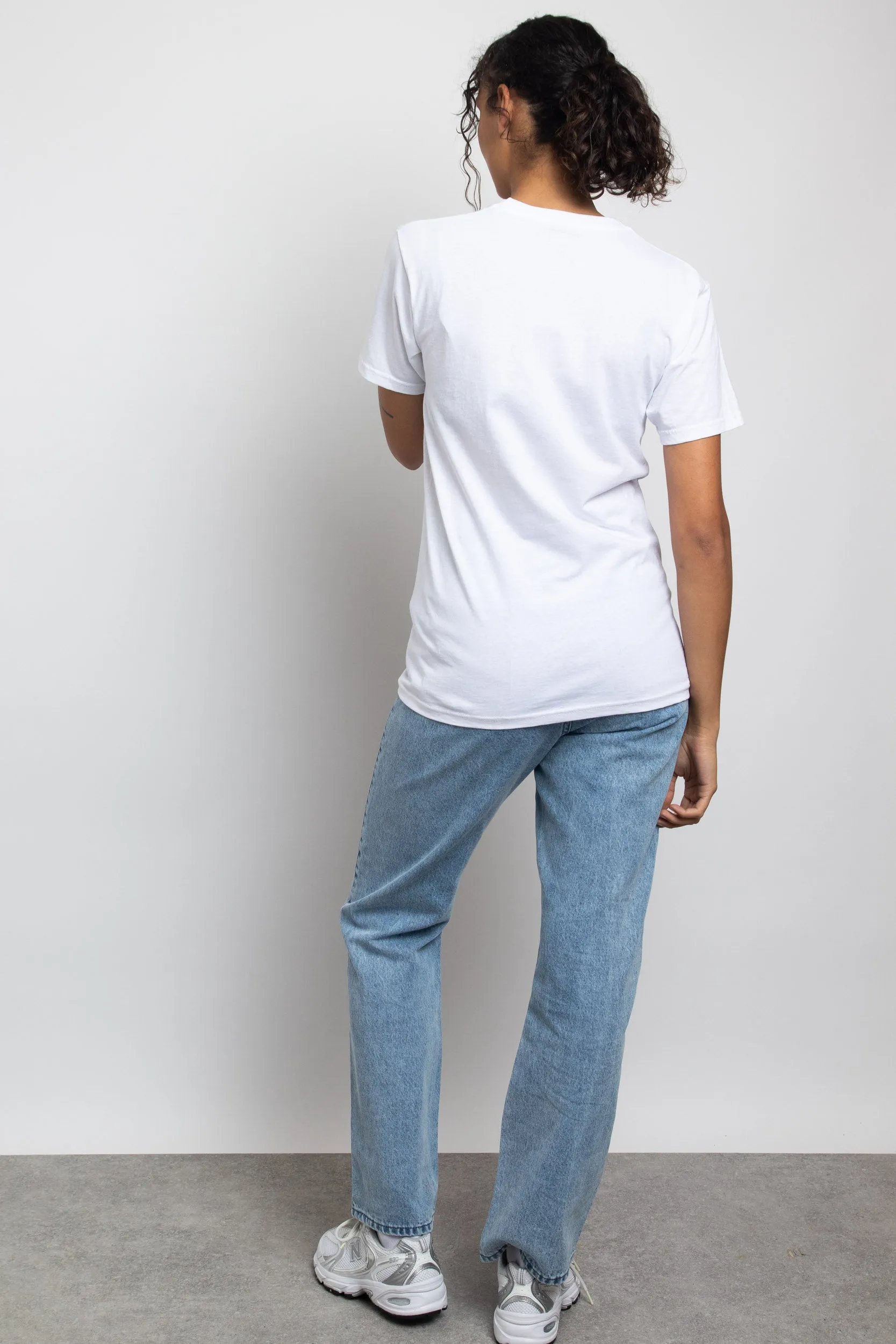 Daisy Street Relaxed T-Shirt with I Do Not Care Print
