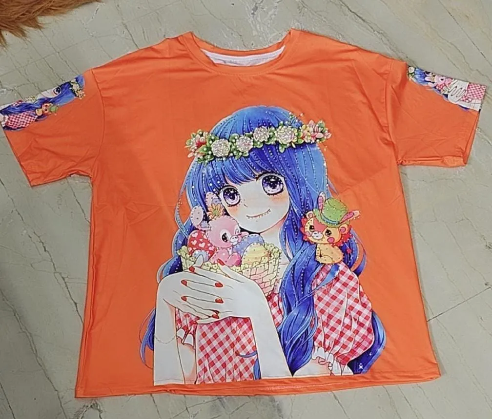 Doll emblessihed tshirt top