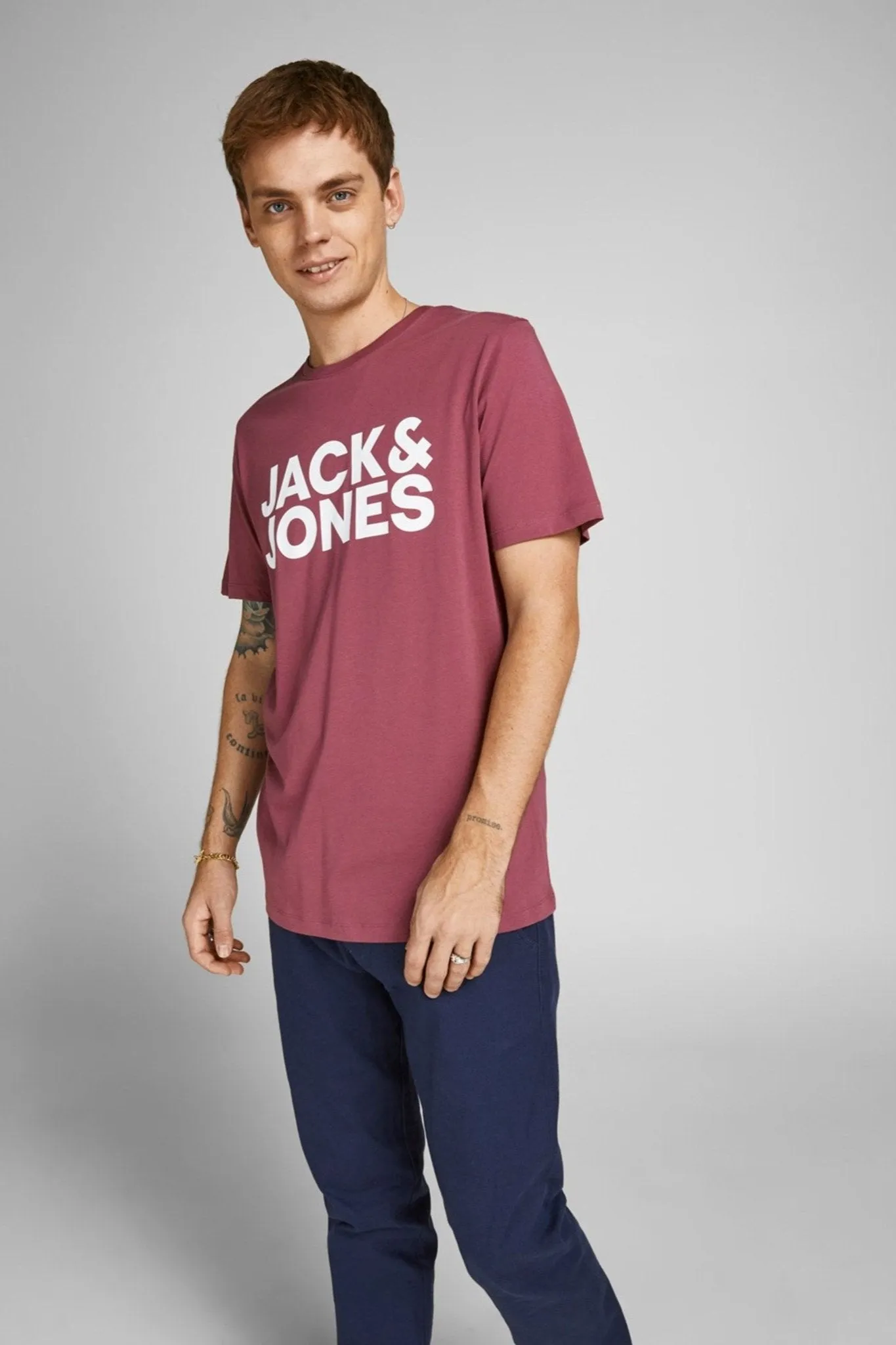 Ecorp Logo Tee O-Neck - Hawthorn Rose