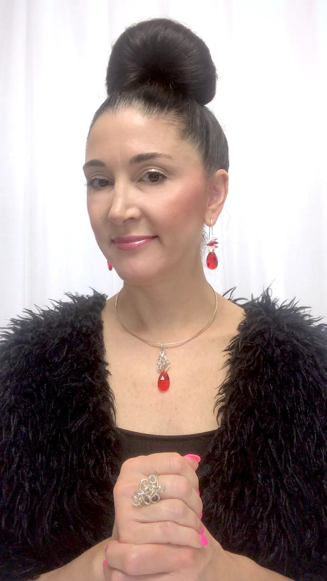 Elegant Crystal Pear Pendants (multiple styles)