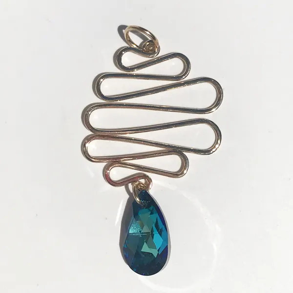 Elegant Crystal Pear Pendants (multiple styles)
