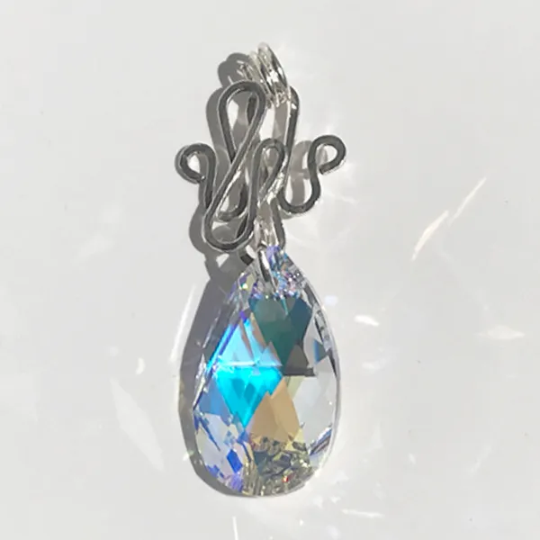 Elegant Crystal Pear Pendants (multiple styles)