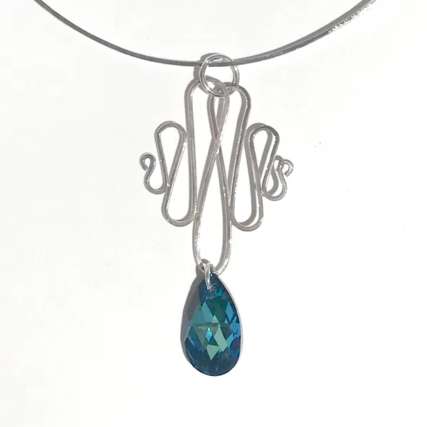 Elegant Crystal Pear Pendants (multiple styles)