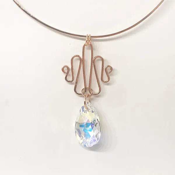Elegant Crystal Pear Pendants (multiple styles)