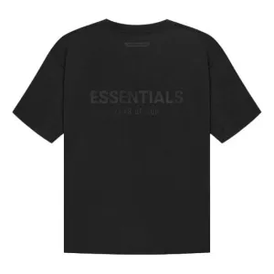 Fear of God Essentials SS21 Short Sleeve Tee Stretch Limo Black