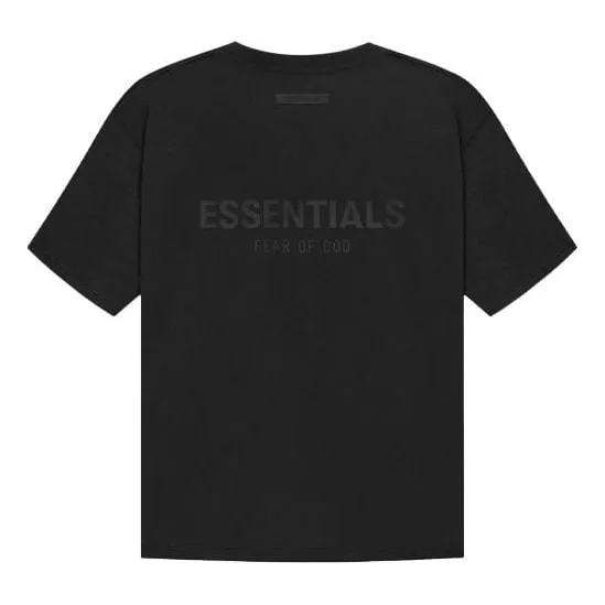 Fear of God Essentials SS21 Short Sleeve Tee Stretch Limo Black