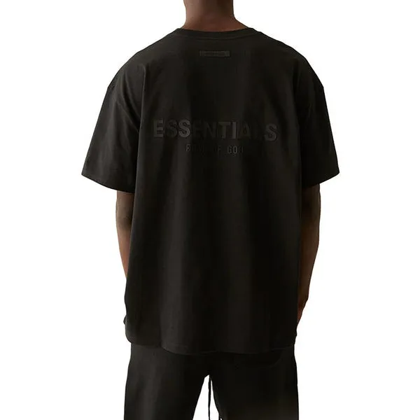 Fear of God Essentials SS21 Short Sleeve Tee Stretch Limo Black