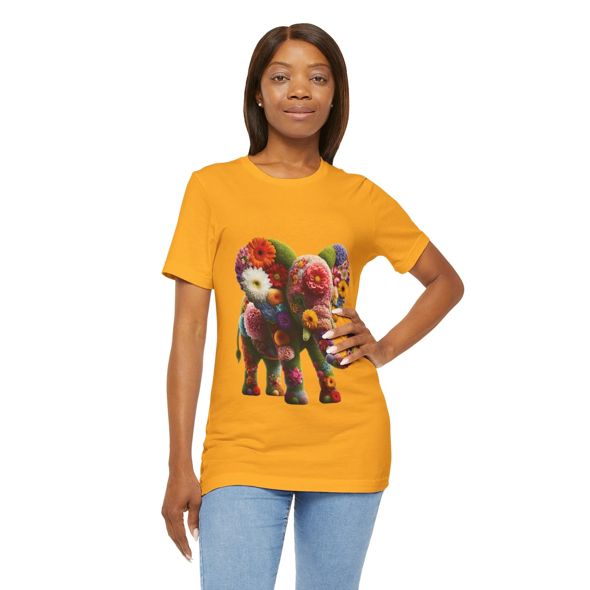 Floral Elephant T-shirt