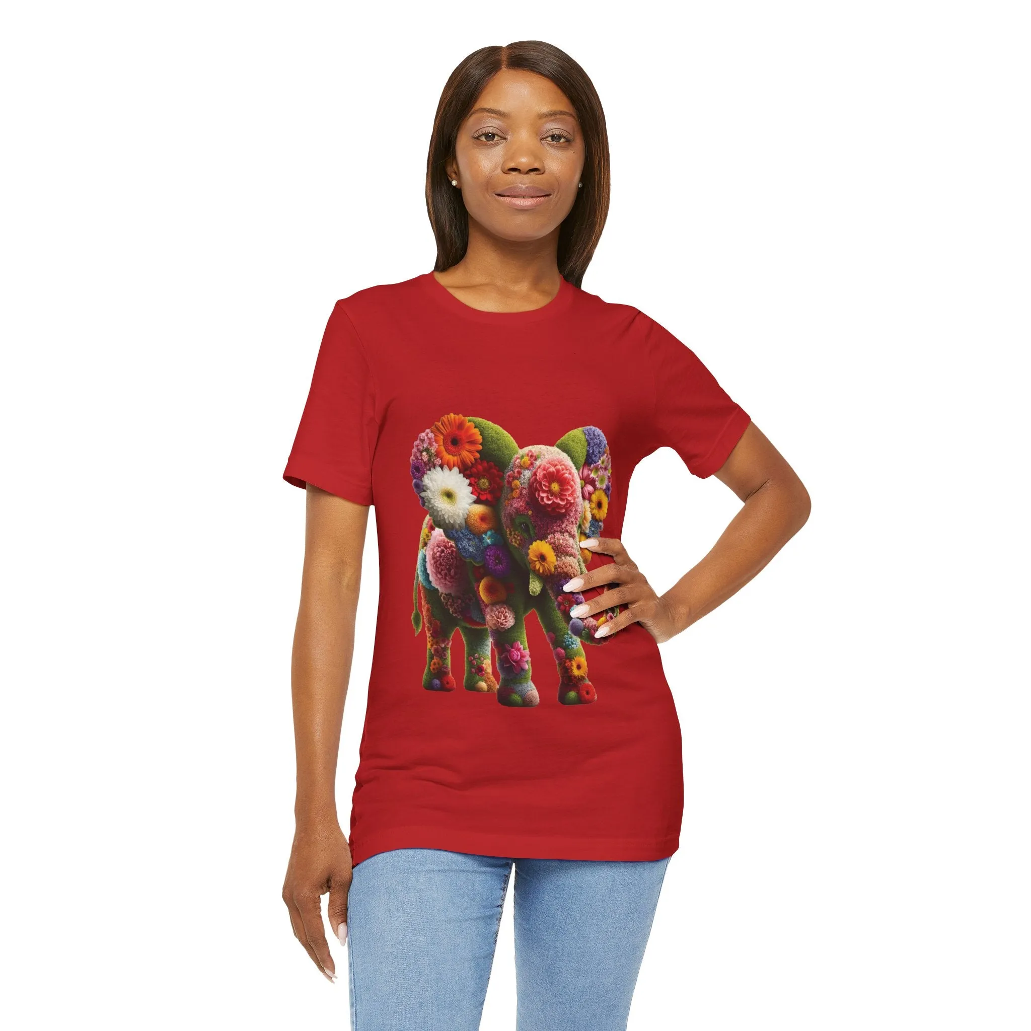 Floral Elephant T-shirt
