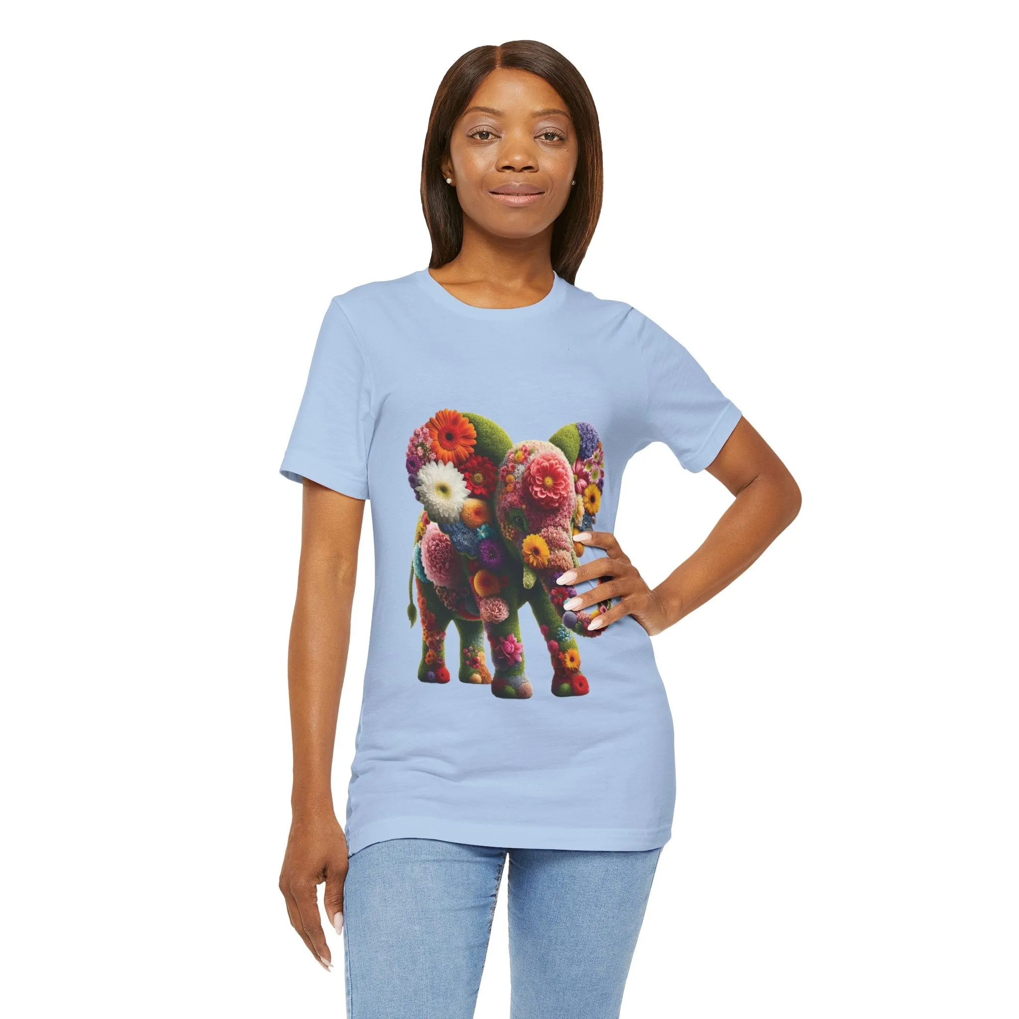 Floral Elephant T-shirt
