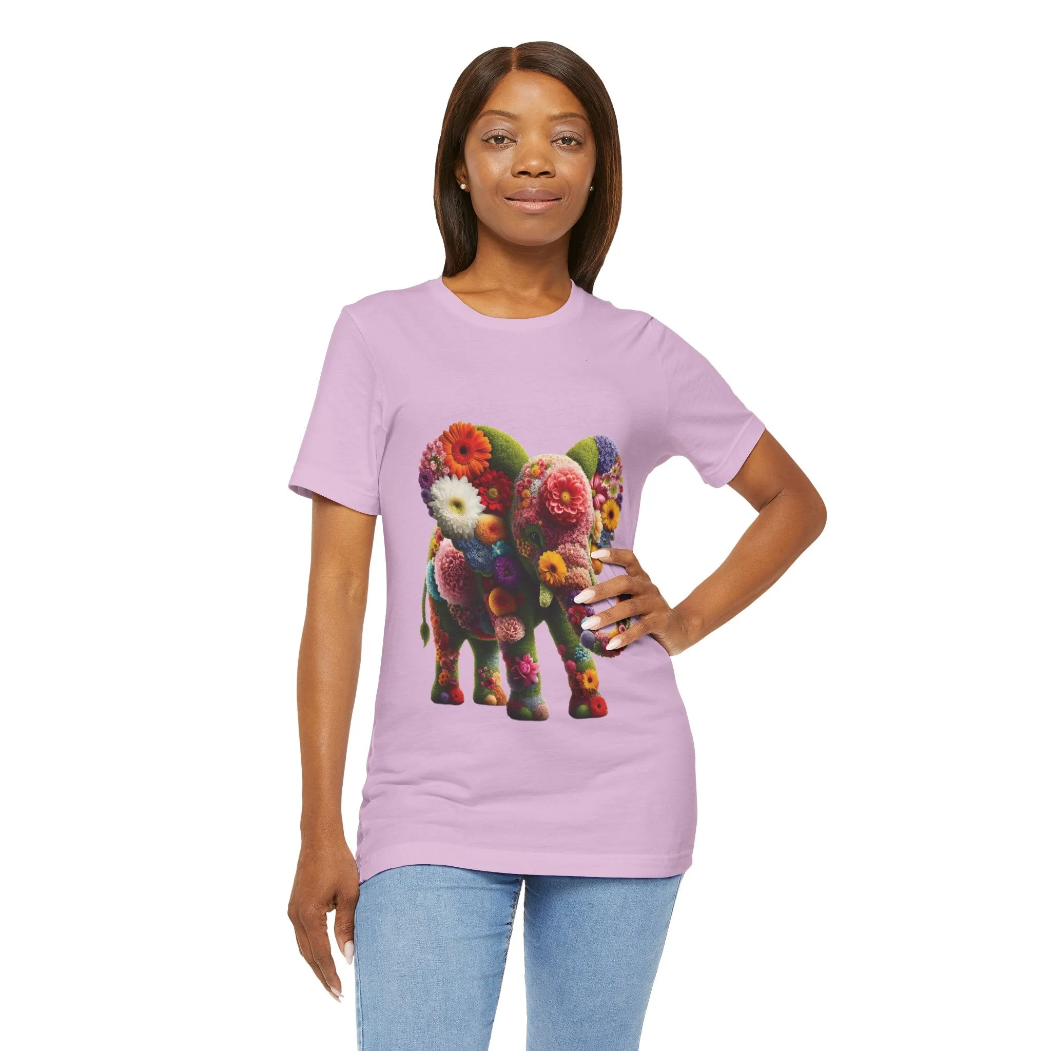Floral Elephant T-shirt