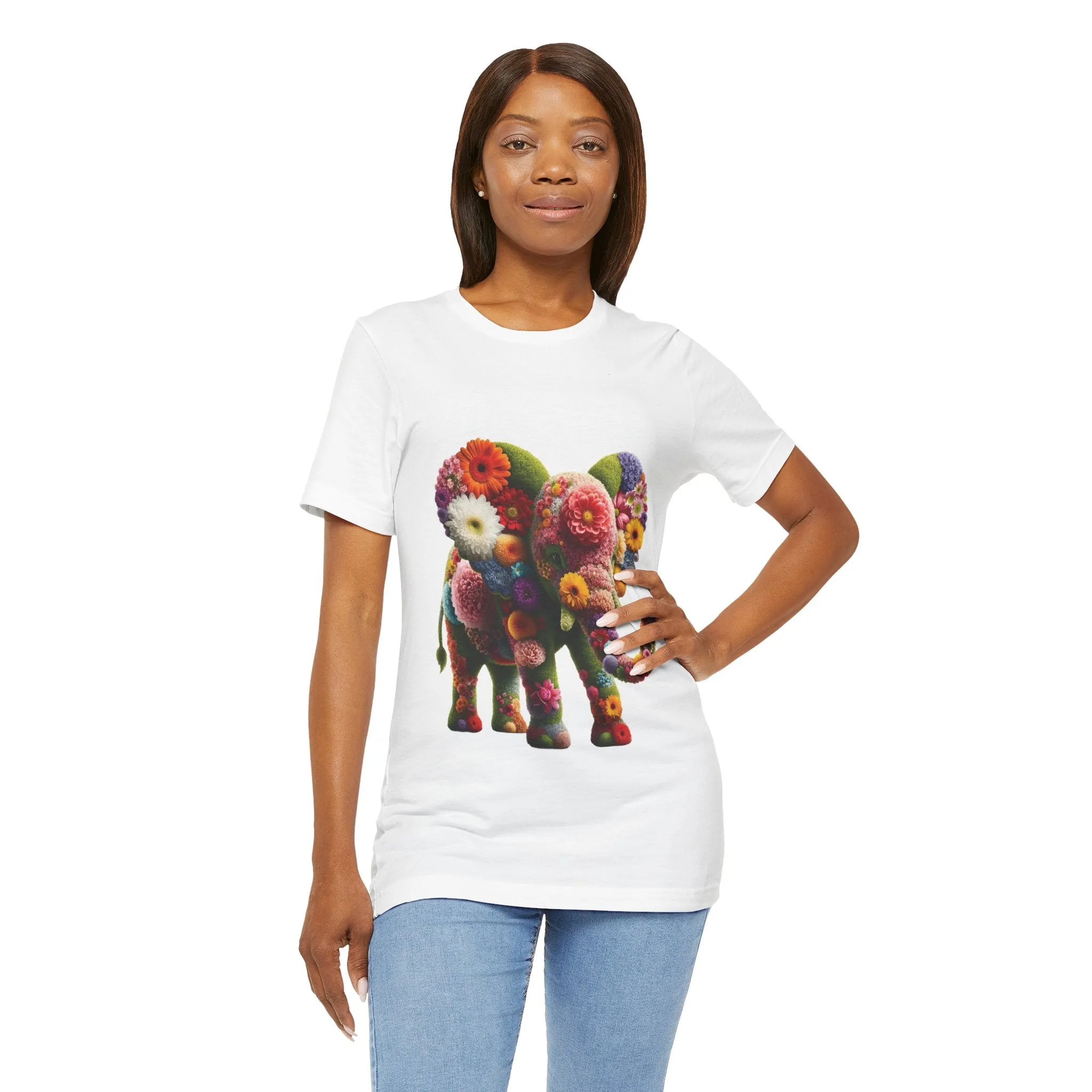 Floral Elephant T-shirt