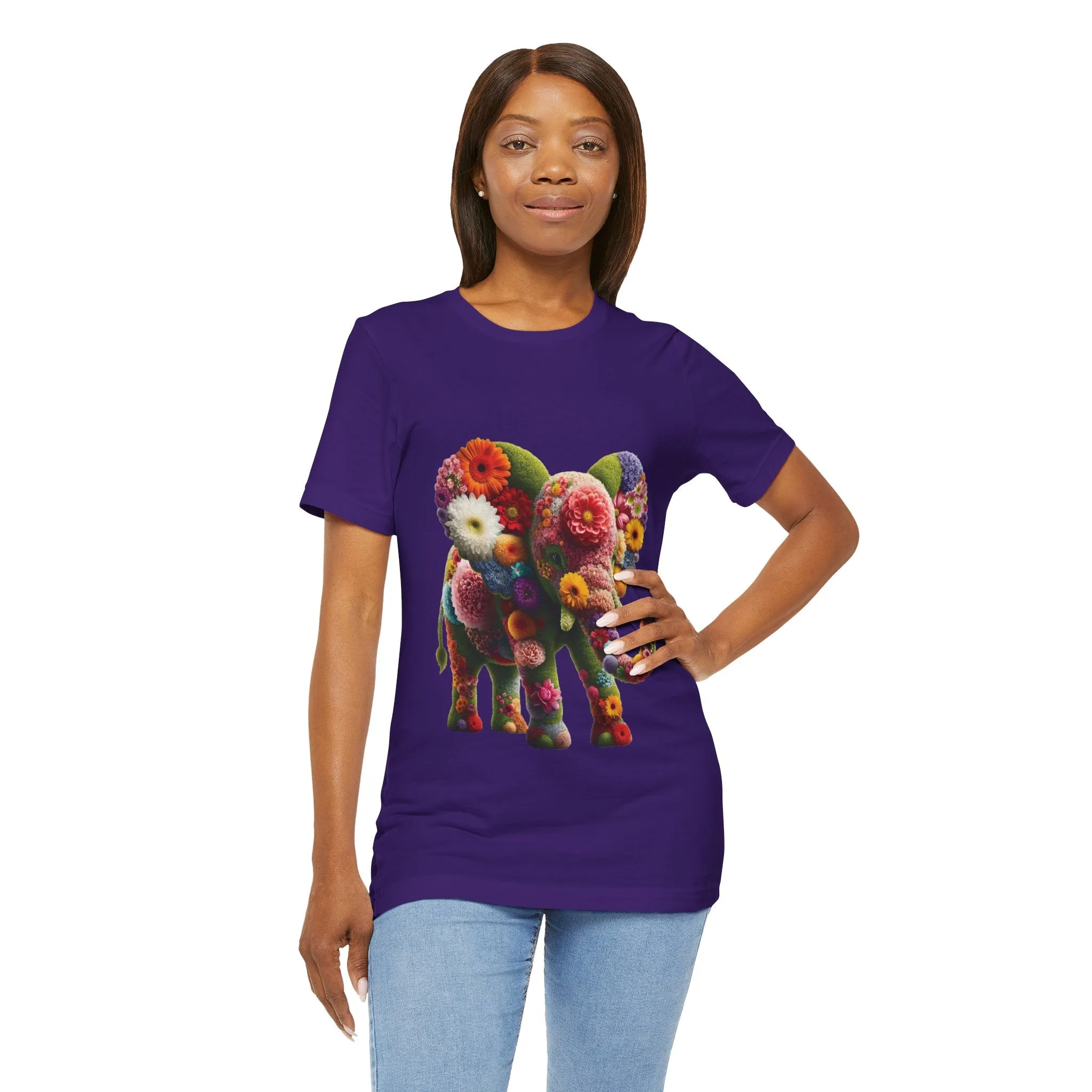 Floral Elephant T-shirt